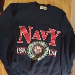 Vintage United States Navy Logo Crewneck Sweatshirt